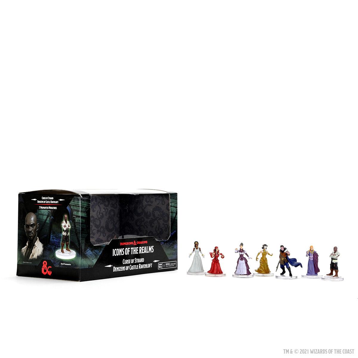 Icons of the Realms: Curse of Strahd - Prepainted Denizens of Castle Ravenloft Miniatures - Mini Megastore