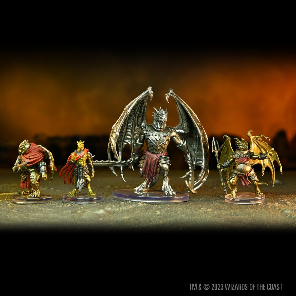 Icons of the Realms Dragonlance pre-painted Miniatures D&D Icons of the Realms: Draconian Warband - Mini Megastore