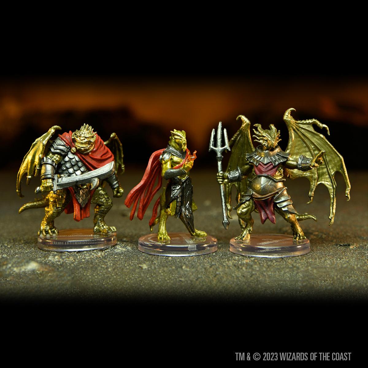 Icons of the Realms Dragonlance pre-painted Miniatures D&D Icons of the Realms: Draconian Warband - Mini Megastore