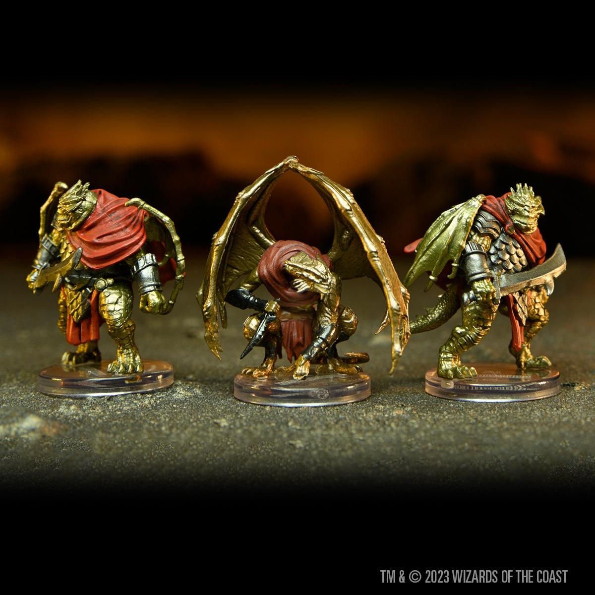 Icons of the Realms Dragonlance pre-painted Miniatures D&D Icons of the Realms: Draconian Warband - Mini Megastore