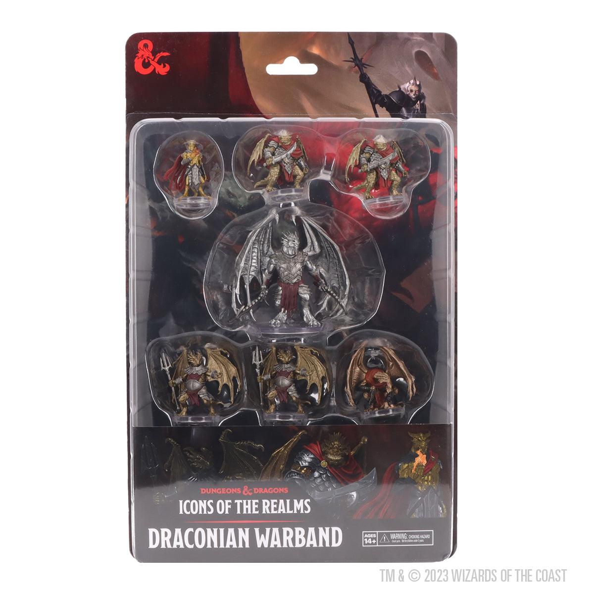 Icons of the Realms Dragonlance pre-painted Miniatures D&D Icons of the Realms: Draconian Warband - Mini Megastore