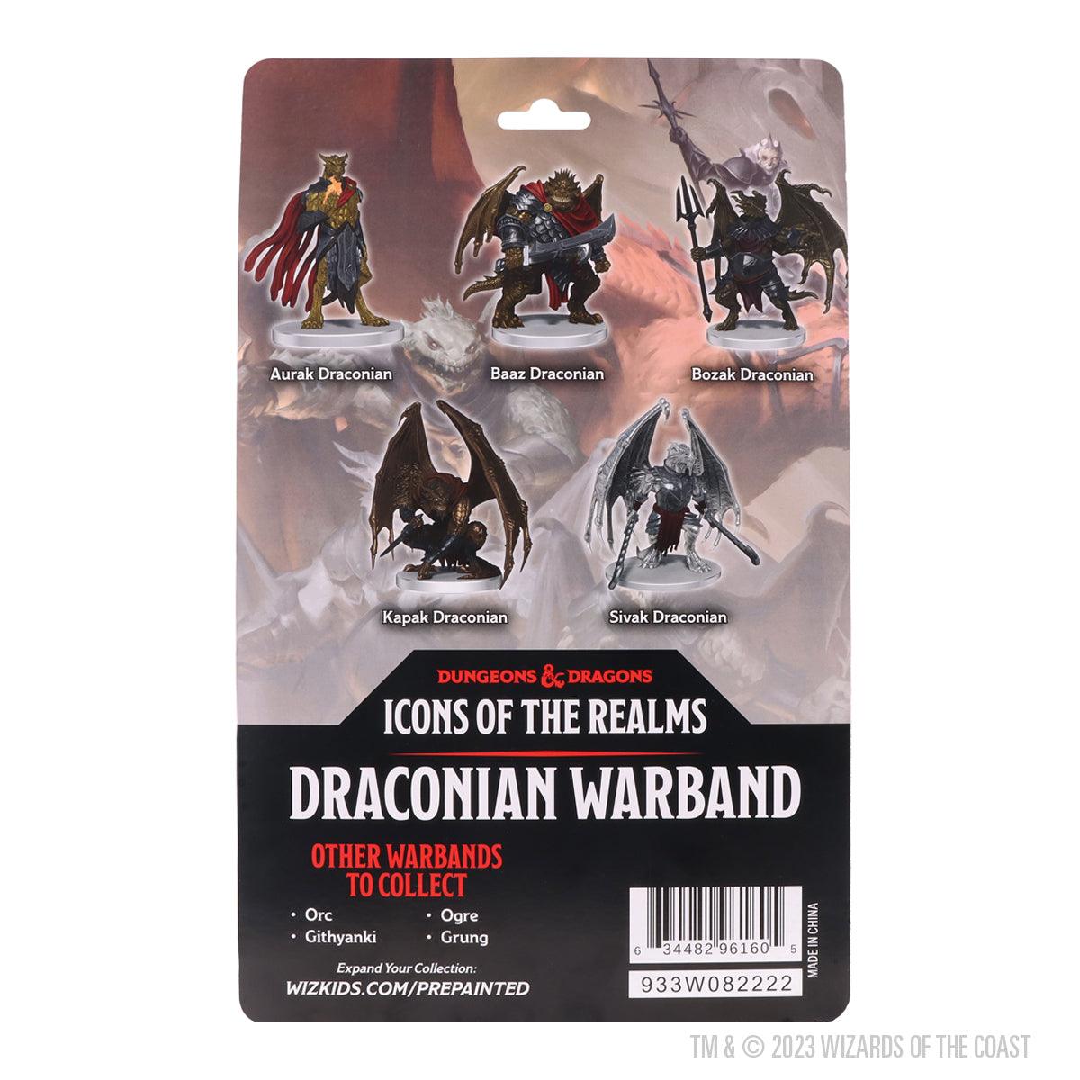 Icons of the Realms Dragonlance pre-painted Miniatures D&D Icons of the Realms: Draconian Warband - Mini Megastore