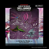 Icons of the Realms Spelljammer Adventures in Space pre-painted Miniatures Ship Scale - Astral Elf Patrol - Mini Megastore