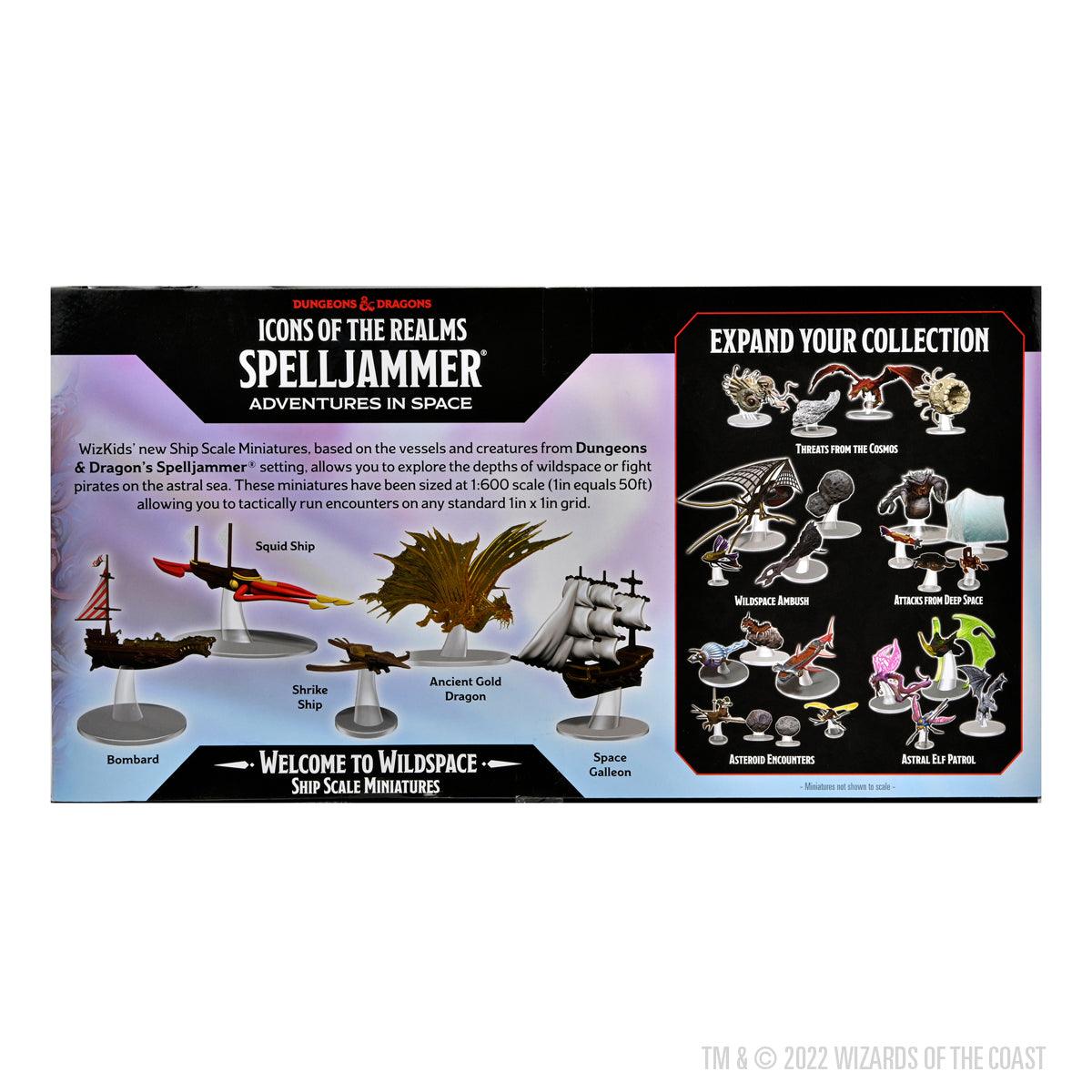 Icons of the Realms Spelljammer Adventures in Space pre-painted Miniatures Ship Scale - Welcome to Wildspacem the Cosmos - Mini Megastore