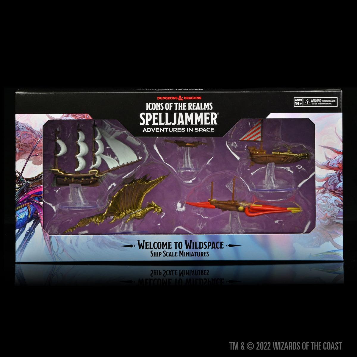 Icons of the Realms Spelljammer Adventures in Space pre-painted Miniatures Ship Scale - Welcome to Wildspacem the Cosmos - Mini Megastore