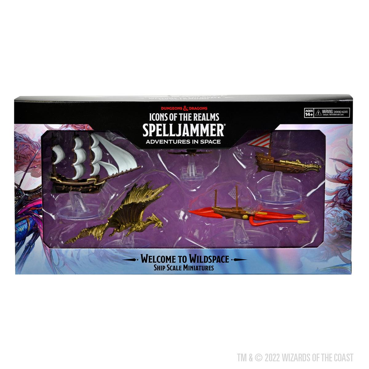 Icons of the Realms Spelljammer Adventures in Space pre-painted Miniatures Ship Scale - Welcome to Wildspacem the Cosmos - Mini Megastore