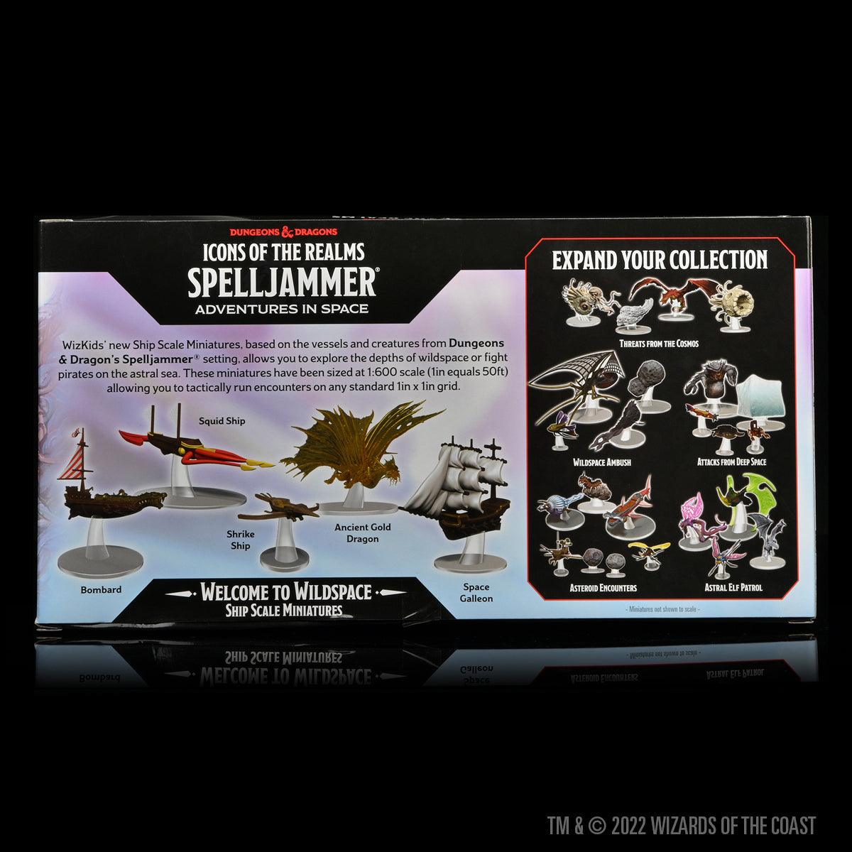 Icons of the Realms Spelljammer Adventures in Space pre-painted Miniatures Ship Scale - Welcome to Wildspacem the Cosmos - Mini Megastore