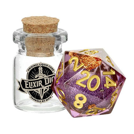 Individual D20 Elixir Liquid Core Dice - Mini Megastore