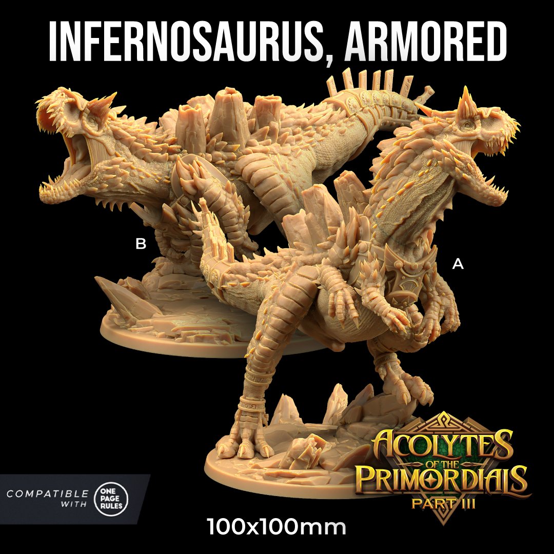 Infernosaurus - Gargantuan Dinosaur Miniature - Mini Megastore