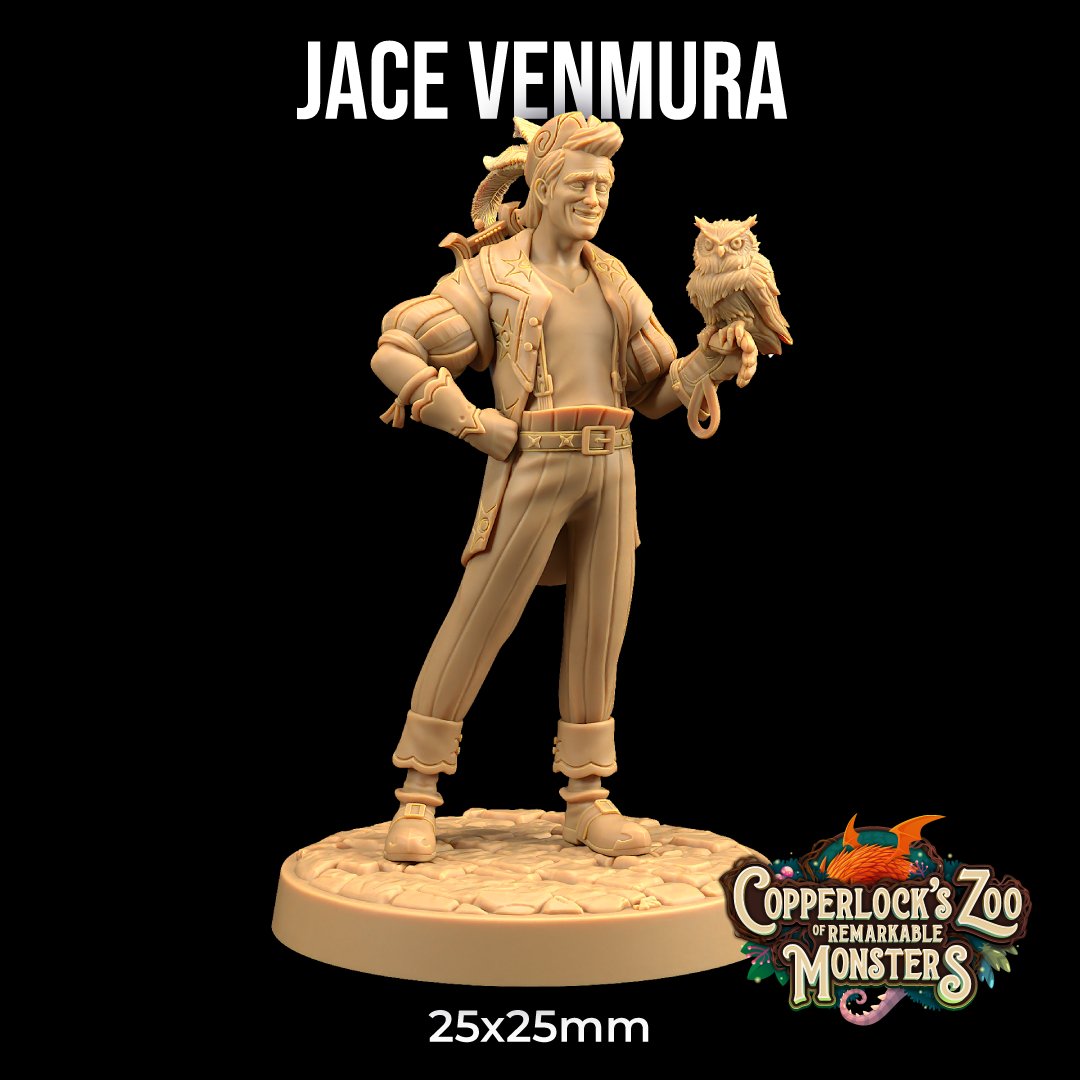 Jace Venmura Bard Detective Miniature - Mini Megastore