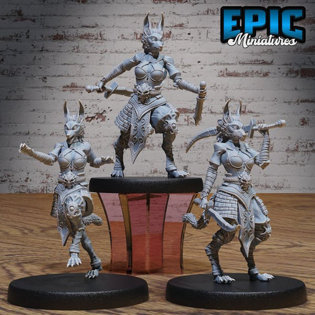 Jackalwere Female Miniatures - Mini Megastore