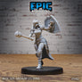 Knight Lady Gisella - Human female Fighter / Paladin Miniature - Mini Megastore