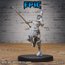 Knight Lady Joan - Female Human Fighter / Paladin Miniature - Mini Megastore