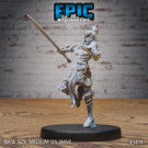 Knight Lady Joan - Female Human Fighter / Paladin Miniature - Mini Megastore