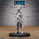 Knight Lady Joan - Female Human Fighter / Paladin Miniature - Mini Megastore