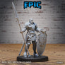 Knight Sir Tristan - Human Knight / Paladin Miniature - Mini Megastore