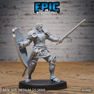 Knight Sir Tristan - Human Knight / Paladin Miniature - Mini Megastore