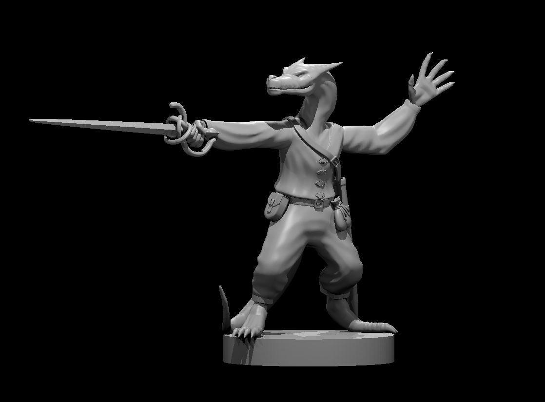 Kobold Swashbuckler Rogue Miniature - Mini Megastore