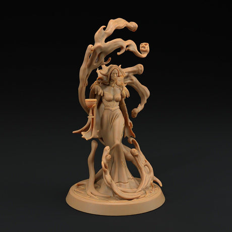 Lady Traskvale's Ghost - Female Necromancer Miniature - Mini Megastore