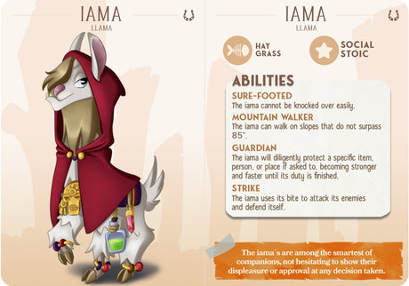 Lama the Llama companion Miniatures - Mini Megastore