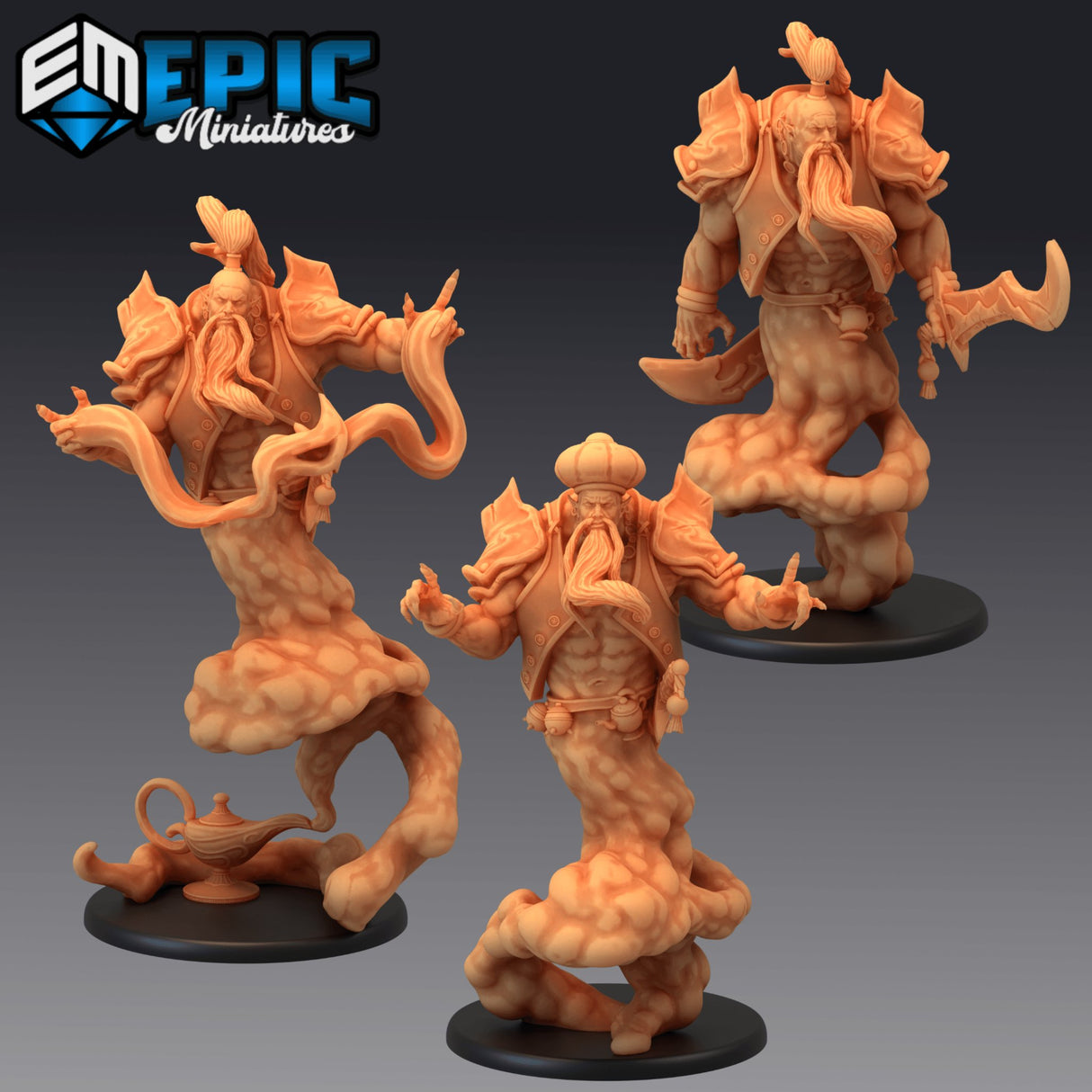 Legendary Lamp Genie Miniature - Mini Megastore