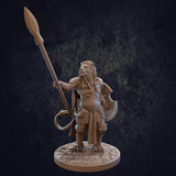 Leonin / Lionfolk Fighter with Spear Miniature - Mini Megastore