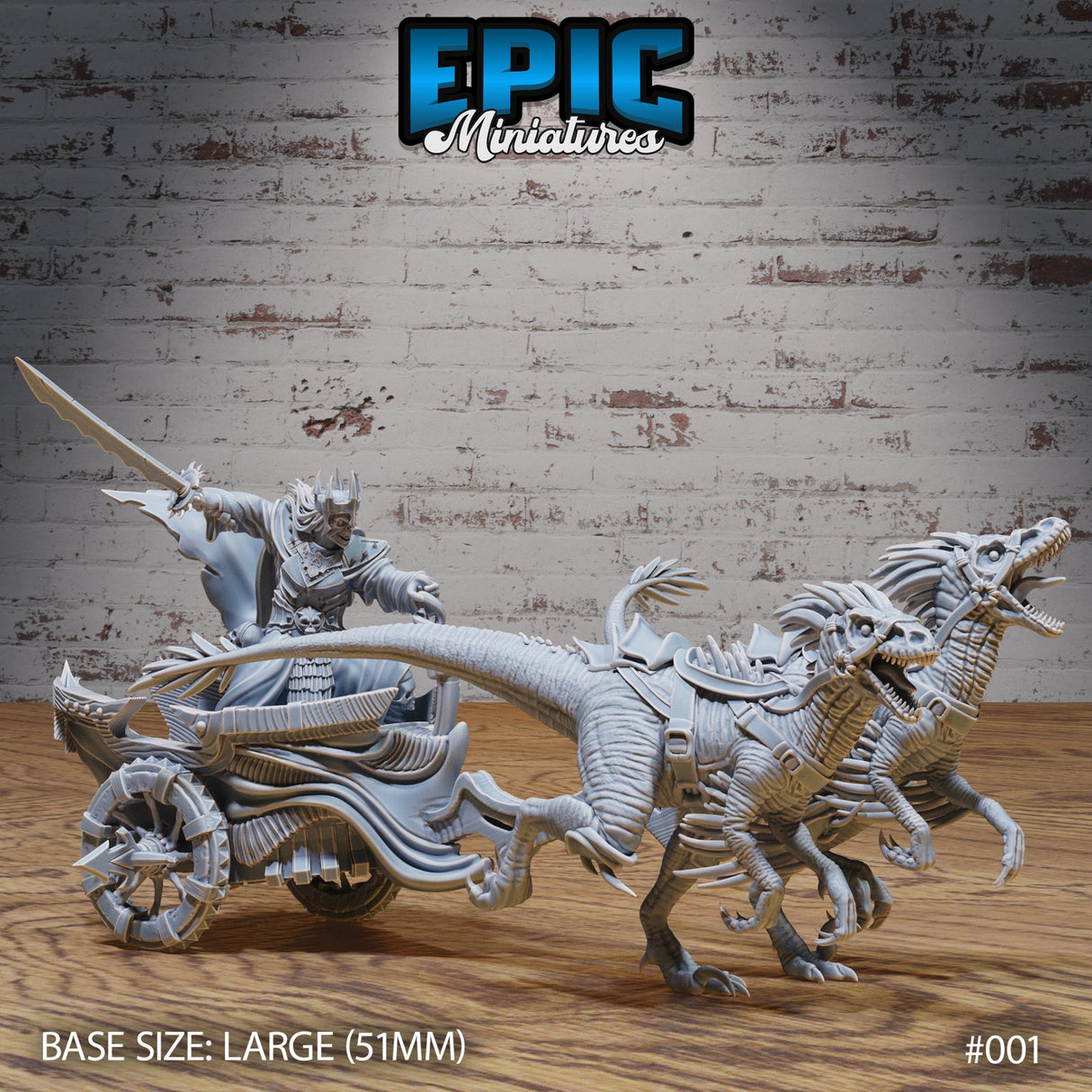 Lich Emperor chariot Miniature - Mini Megastore