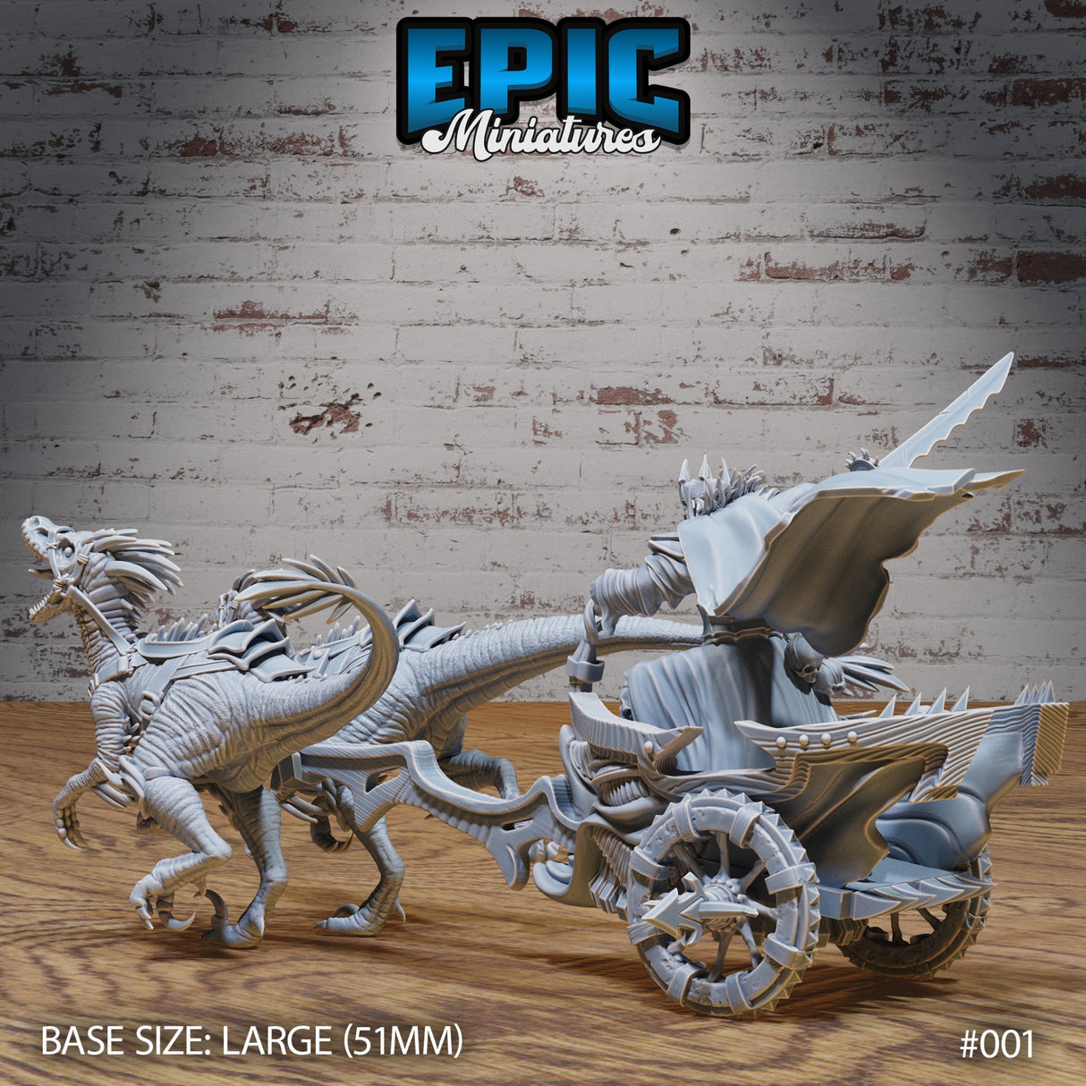 Lich Emperor chariot Miniature - Mini Megastore