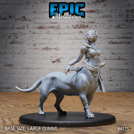 Lion Centaur Bastet Devotee Miniatures - Mini Megastore