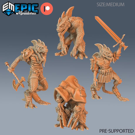 Lizardfolk Miniatures - Mini Megastore