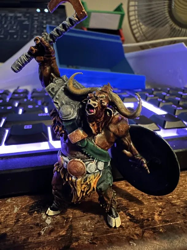 Longhorn Minotaur Miniature - Mini Megastore