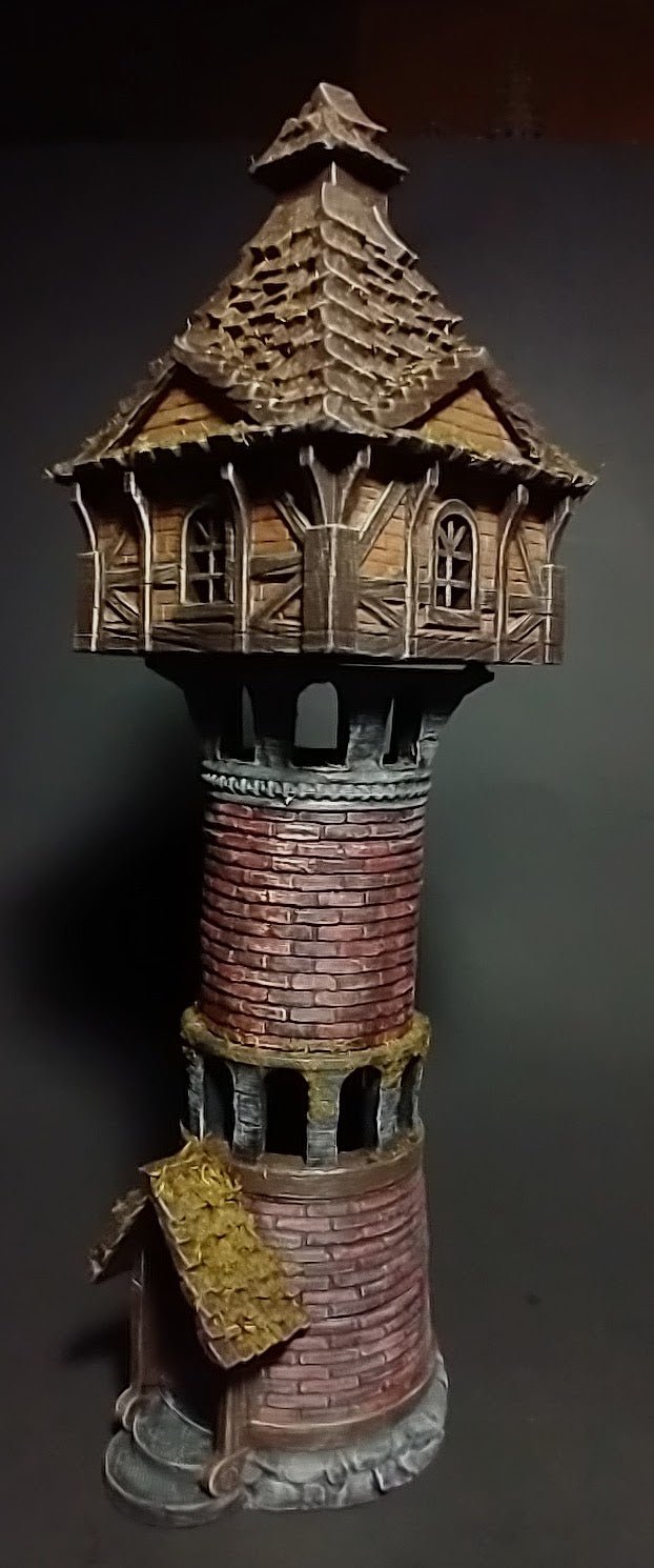 Lookout Tower - 3D printed Multifloor house - Mini Megastore