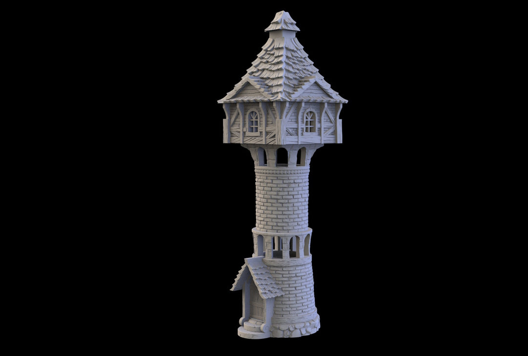 Lookout Tower - 3D printed Multifloor house - Mini Megastore