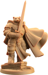 Lord Samson, Badger Knight / Paladin Miniature - Mini Megastore