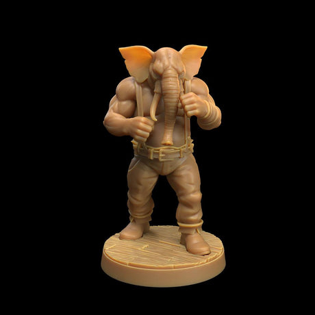 Luxodon / Elephant Folk Brawler Miniature - Mini Megastore