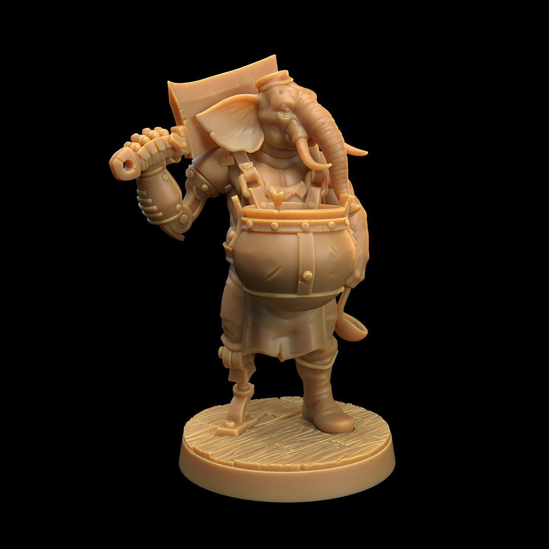 Luxodon / Elephant Folk Chef Miniature - Mini Megastore