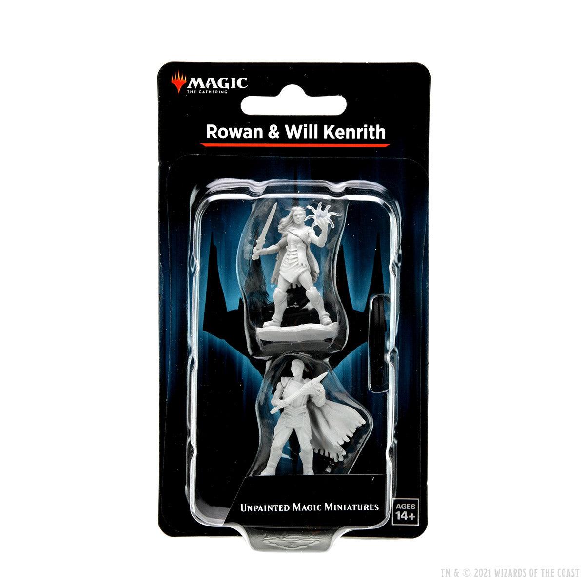 Magic: The Gathering Unpainted Miniatures: Rowan Kenrith & Will Kenrith - Mini Megastore