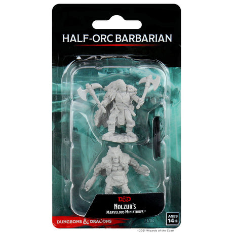 Male Half - Orc Barbarian: Nolzurs Marvelous Miniatures Wave 9 - Mini Megastore