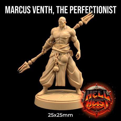 Marcus Venth, The Perefectionist - Human Monk Miniature - Mini Megastore