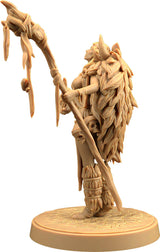 Maya, Shaman of Beasts - Female Druid Miniature - Mini Megastore