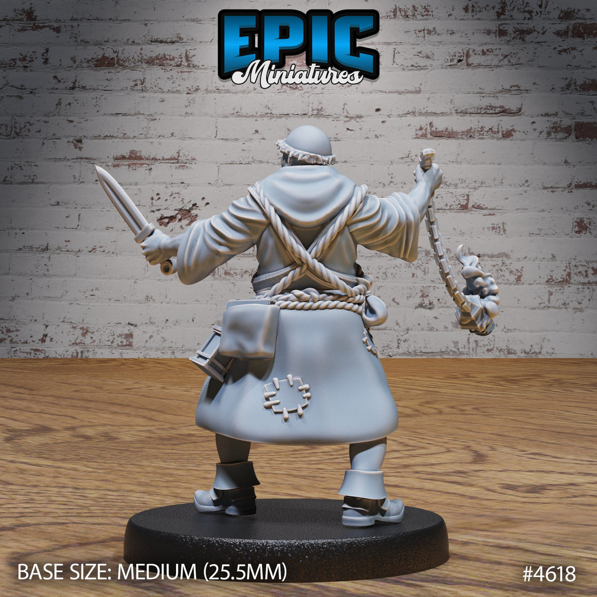 Medieval Cleric Monk Miniatures - Mini Megastore