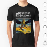 Mens Classic D&D art shirt with dragon - Mini Megastore