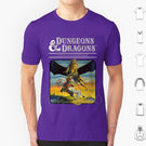 Mens Classic D&D art shirt with dragon - Mini Megastore