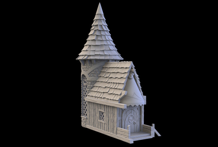 Merchant Shop - 3D printed Multifloor house - Mini Megastore