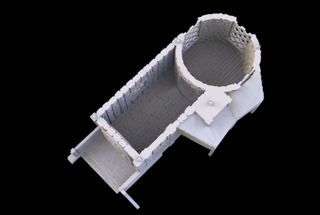Merchant Shop - 3D printed Multifloor house - Mini Megastore