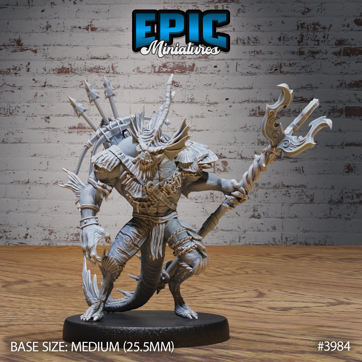 Merfolk Champion Miniature - Mini Megastore