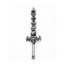 Metal Dice Sword Keychain D4 D6 D8 D10 D12 D20 Creative Design Durable Metal Alloy for DND Role Playing Games Pop Toy Gift - Mini Megastore