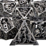 Metal DND Set Dungeon and Dragon Hollow Dice - Mini Megastore