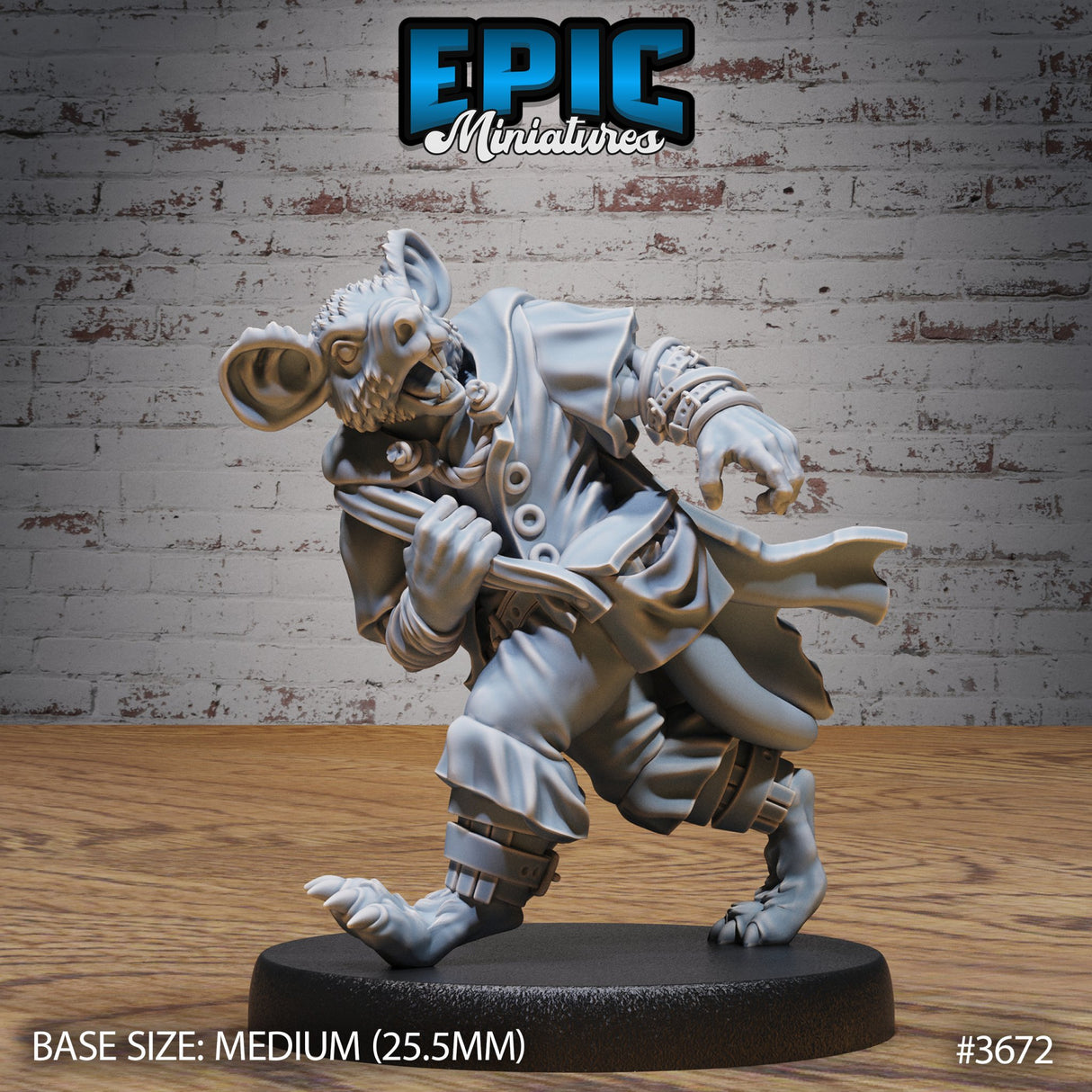 Mice Folk Raider Miniature - Mini Megastore