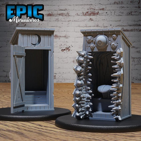 Mimic Outhouse Miniature - Mini Megastore